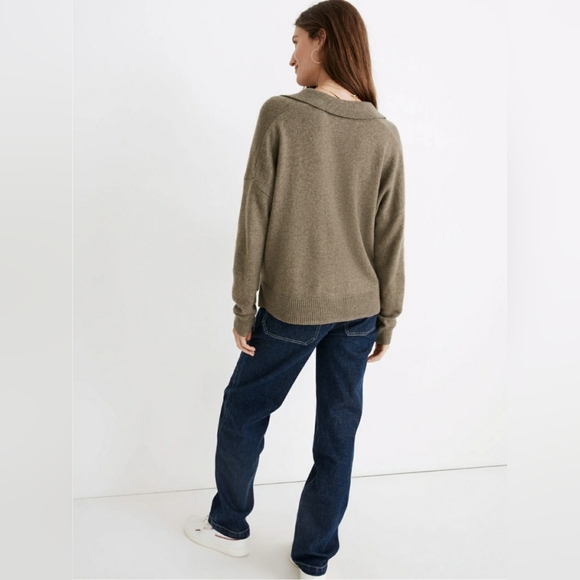 Madewell Davie Polo Sweater - Picture 3 of 5